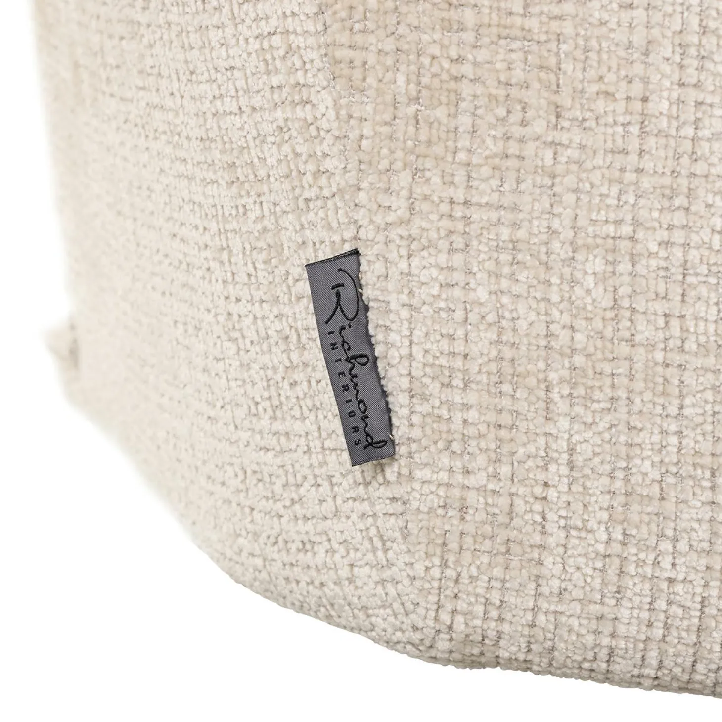 Draaibare Eetkamerstoel Dakota Met armleuning Chenille kleur Beige - Loft24.nl