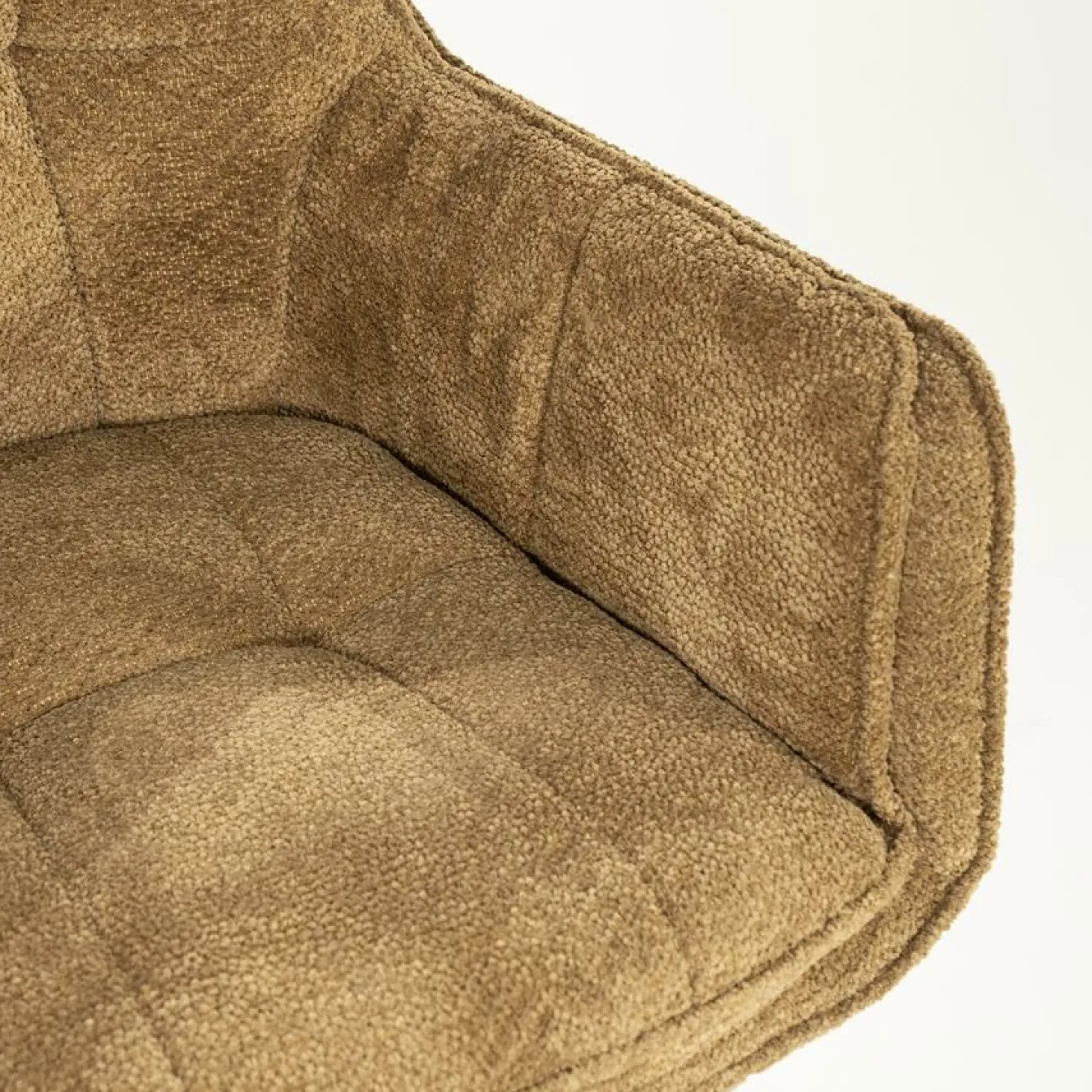 Draaibare Eetkamerstoel Hugo - Mosterd - Loft24.nl