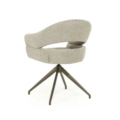 Draaibare Eetkamerstoel Hailey Boulé - Taupe - Loft24.nl