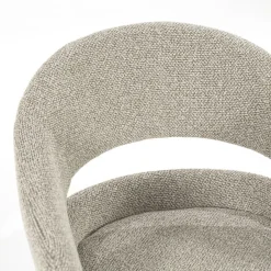 Draaibare Eetkamerstoel Hailey Boulé - Taupe - Loft24.nl