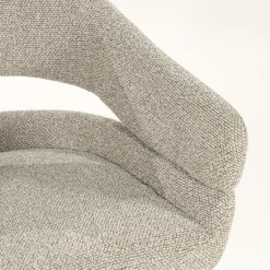 Draaibare Eetkamerstoel Hailey Boulé - Taupe - Loft24.nl