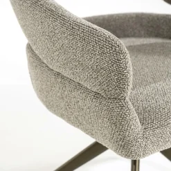 Draaibare Eetkamerstoel Hailey Boulé - Taupe - Loft24.nl