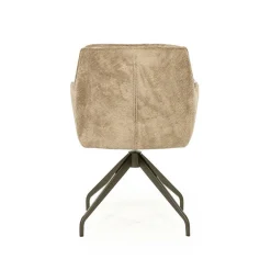 Draaibare Eetkamerstoel Hugo - Taupe - Loft24.nl