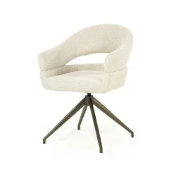 Draaibare Eetkamerstoel Hailey Boulé - Beige - Loft24.nl