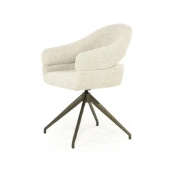 Draaibare Eetkamerstoel Hailey Boulé - Beige - Loft24.nl