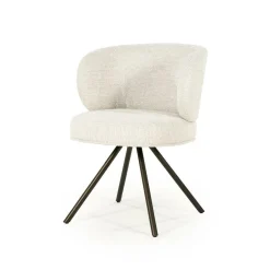 Draaibare Eetkamerstoel Jayson - Beige - Loft24.nl