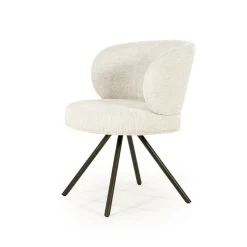 Draaibare Eetkamerstoel Jayson - Beige - Loft24.nl