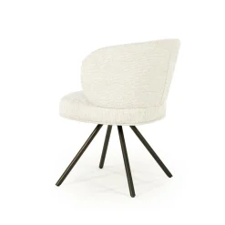 Draaibare Eetkamerstoel Jayson - Beige - Loft24.nl