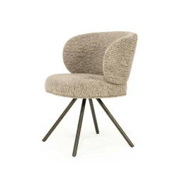 Draaibare Eetkamerstoel Jayson - Taupe - Loft24.nl