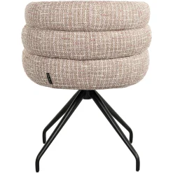 Draaibare Eetkamerstoel Kayla Be Trendy kleur Rose - Loft24.nl