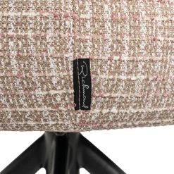 Draaibare Eetkamerstoel Kayla Be Trendy kleur Rose - Loft24.nl