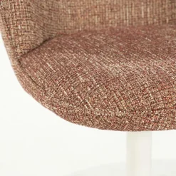 Draaibare Eetkamerstoel Molly Rood - Loft24.nl