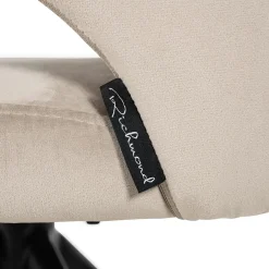 Draaibare Eetkamerstoel Milly Velvet kleur Khaki - Loft24.nl