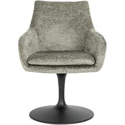 Draaibare Eetkamerstoel Marlon Chenille - Loft24.nl