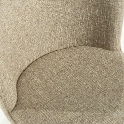 Draaibare Eetkamerstoel Molly Taupe - Loft24.nl