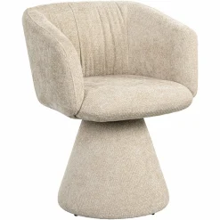 Draaibare Eetkamerstoel Madeline Chenille - Loft24.nl