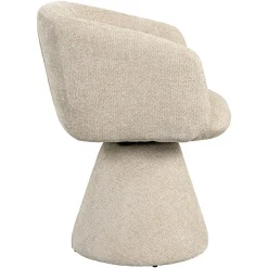 Draaibare Eetkamerstoel Madeline Chenille - Loft24.nl