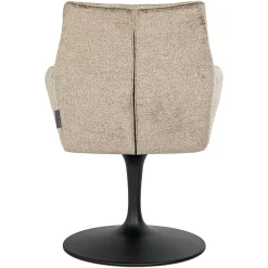 Draaibare Eetkamerstoel Marlon Chenille - Loft24.nl