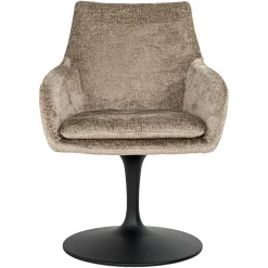 Draaibare Eetkamerstoel Marlon Chenille - Loft24.nl