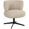 Draaibare Eetkamerstoel Olivia kleur Biscotti - Loft24.nl