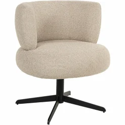 Draaibare Eetkamerstoel Olivia kleur Biscotti - Loft24.nl