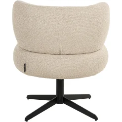 Draaibare Eetkamerstoel Olivia kleur Biscotti - Loft24.nl