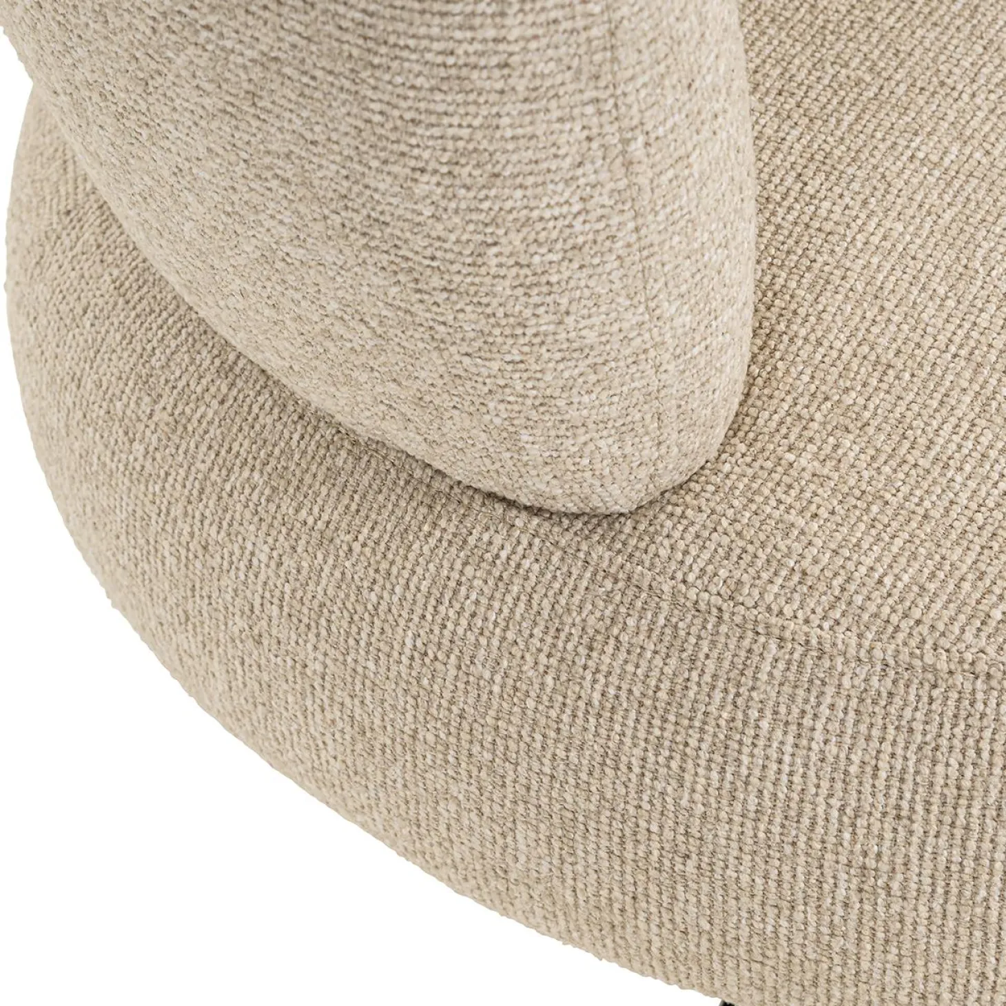 Draaibare Eetkamerstoel Olivia kleur Biscotti - Loft24.nl