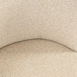 Draaibare Eetkamerstoel Olivia kleur Biscotti - Loft24.nl