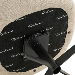 Draaibare Eetkamerstoel Olivia kleur Biscotti - Loft24.nl