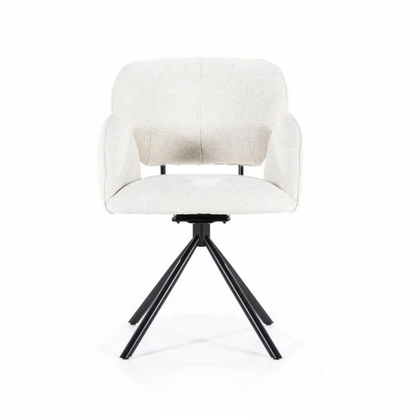 Draaibare Eetkamerstoel Rosalin - Beige - Loft24.nl