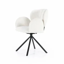 Draaibare Eetkamerstoel Rosalin - Beige - Loft24.nl