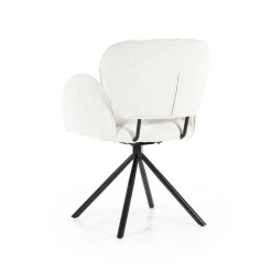 Draaibare Eetkamerstoel Rosalin - Beige - Loft24.nl