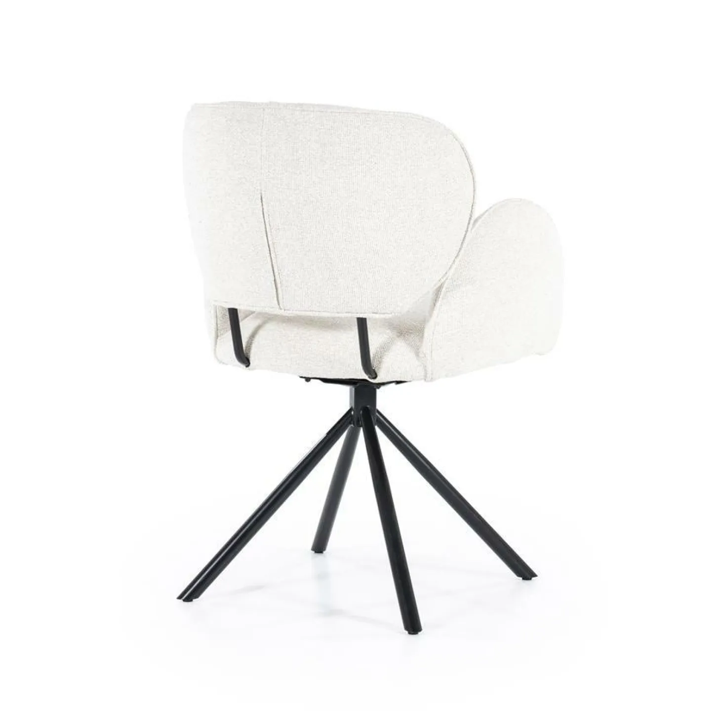 Draaibare Eetkamerstoel Rosalin - Beige - Loft24.nl