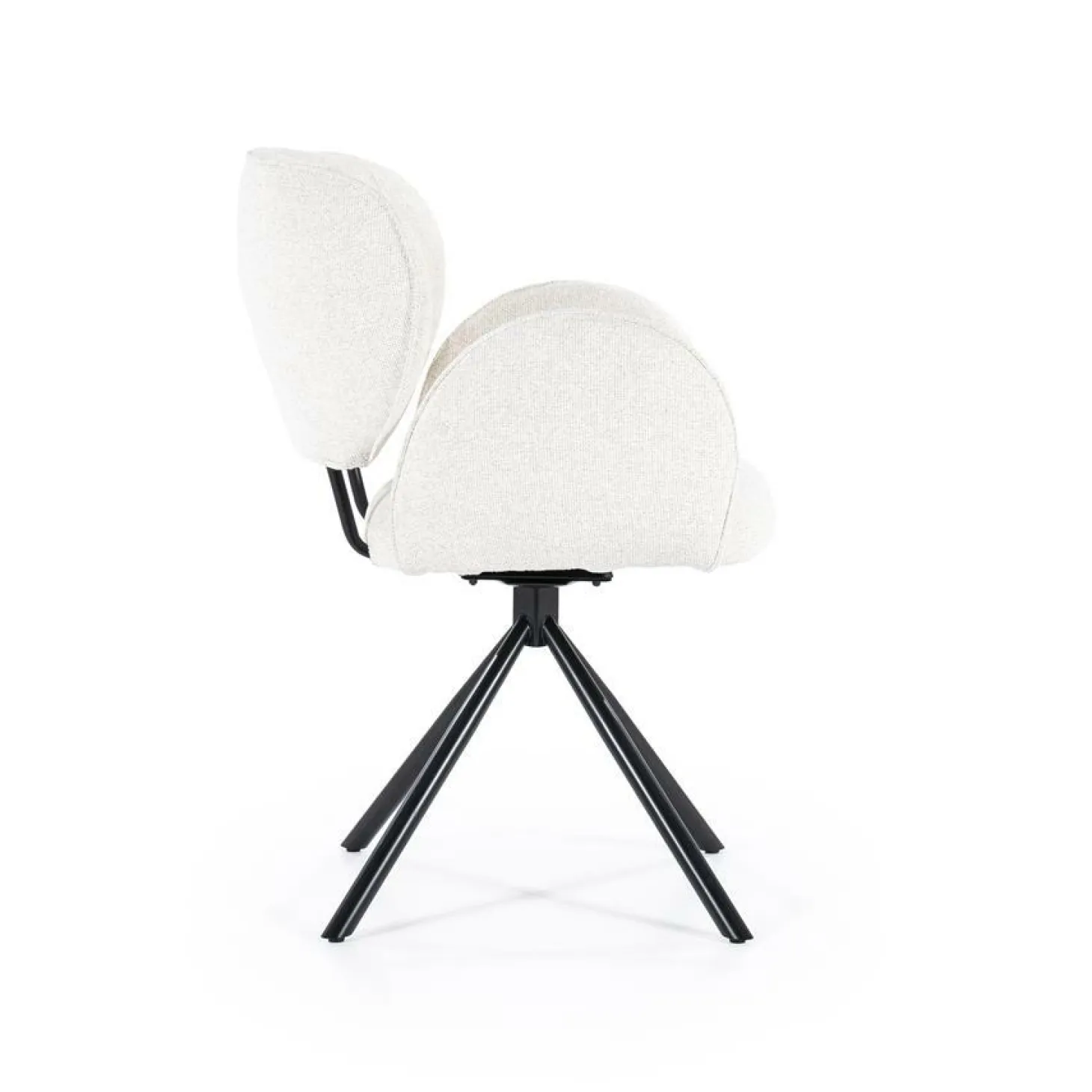 Draaibare Eetkamerstoel Rosalin - Beige - Loft24.nl