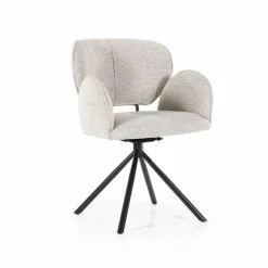 Draaibare Eetkamerstoel Rosalin - Taupe - Loft24.nl
