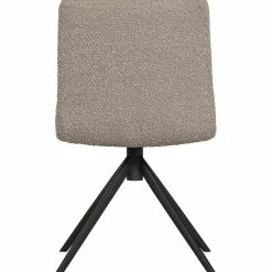 Draaibare Eetkamerstoel Vinny Bouclé - Zand - Loft24.nl