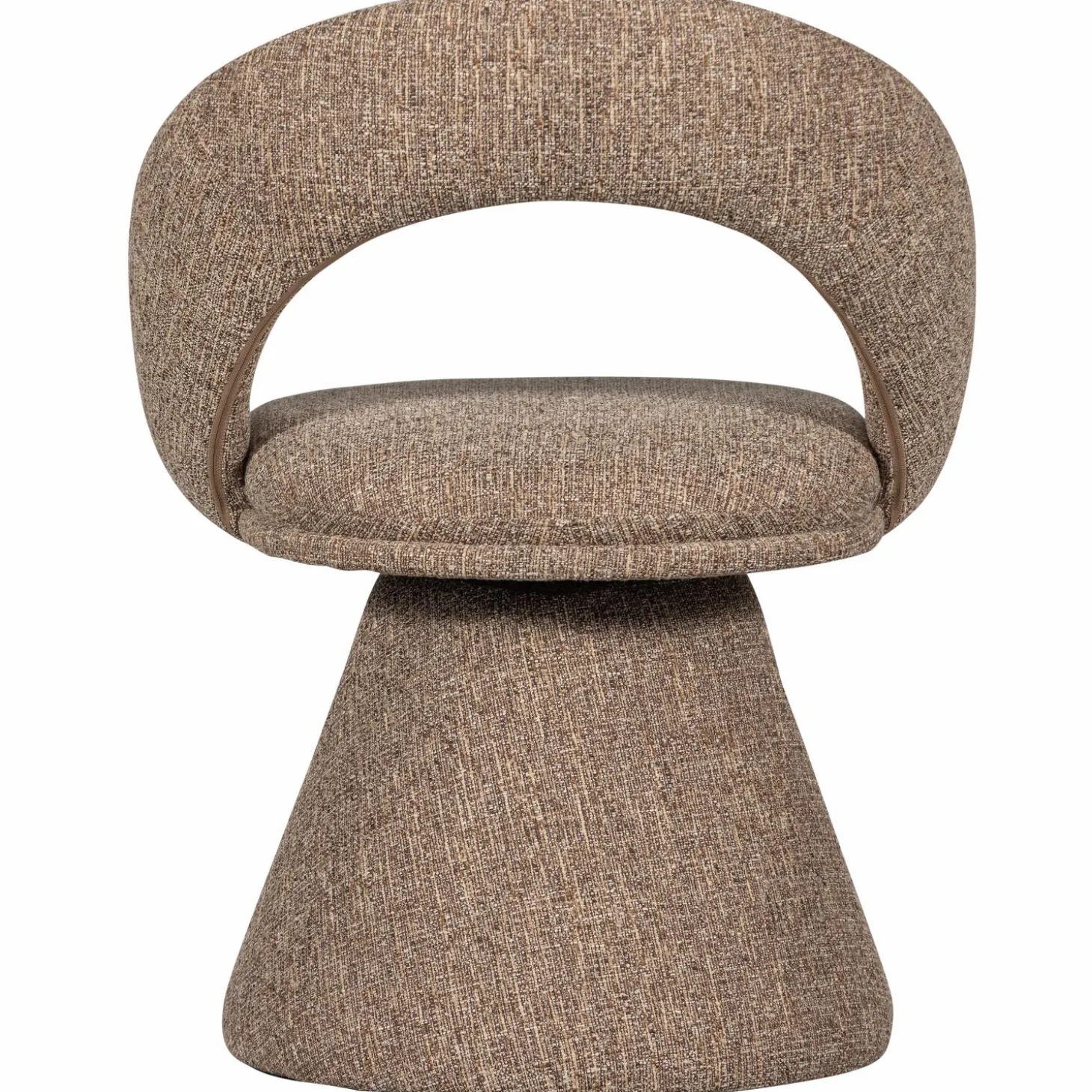 Draaibare Eetkamerstoel Winter Geweven stof - Naturel - Loft24.nl