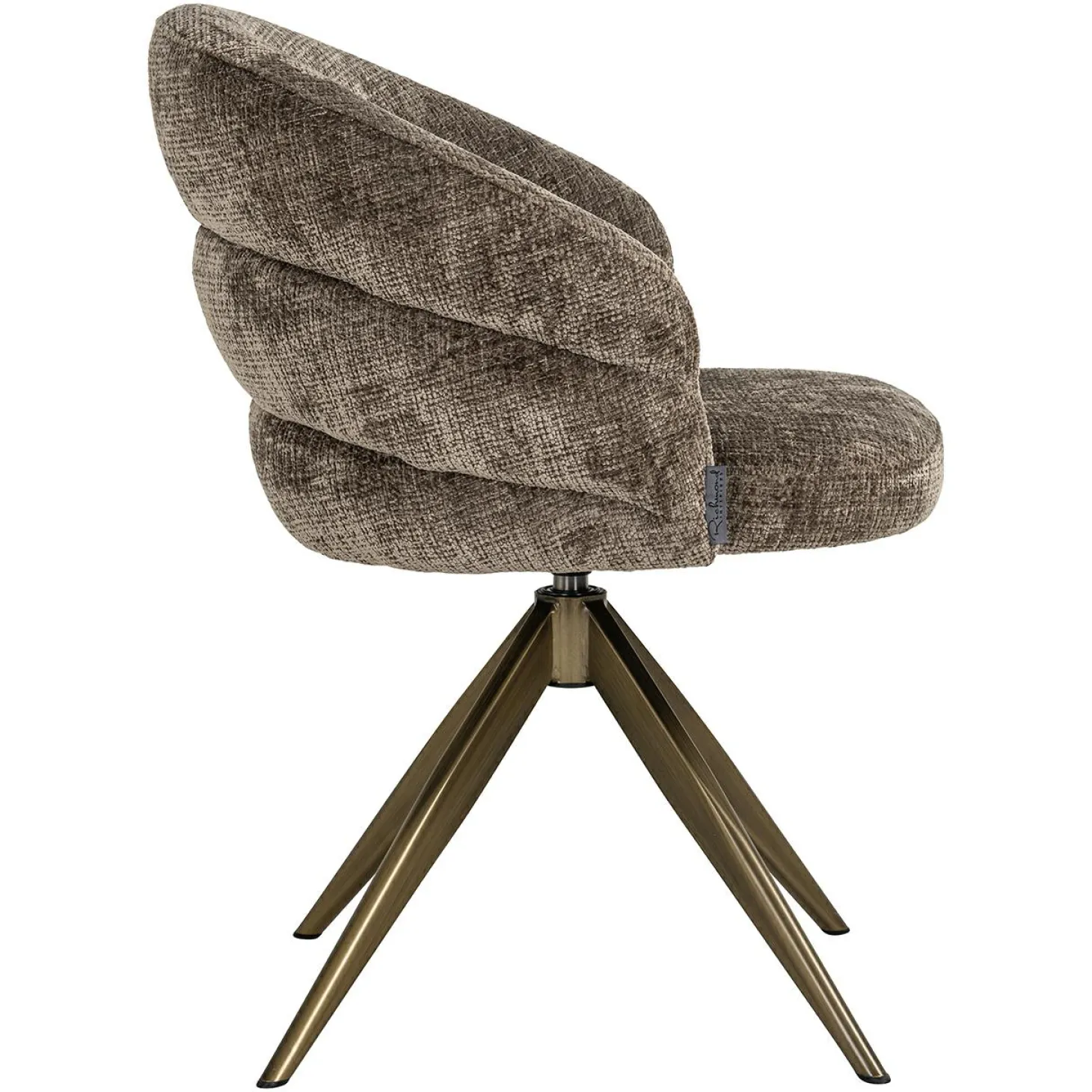 Draaibare Eetkamerstoel Zendaya Chenille - Loft24.nl