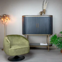 Draaibare Fauteuil Bargo - Groen - Loft24.nl