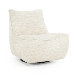 Draaibare Fauteuil Loys - Beige - Loft24.nl