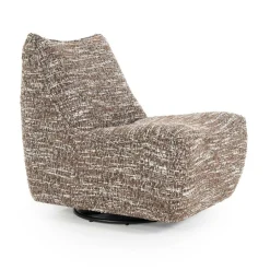 Draaibare Fauteuil Loys - Bruin - Loft24.nl