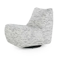 Draaibare Fauteuil Loys - Grijs - Loft24.nl