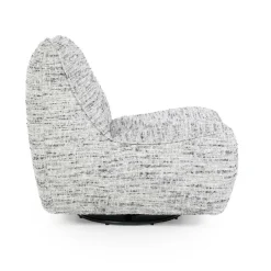 Draaibare Fauteuil Loys - Grijs - Loft24.nl