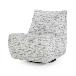 Draaibare Fauteuil Loys - Grijs - Loft24.nl