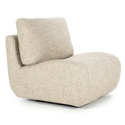 Draaibare Fauteuil Lucia - Taupe - Loft24.nl