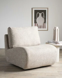 Draaibare Fauteuil Lucia - Taupe - Loft24.nl