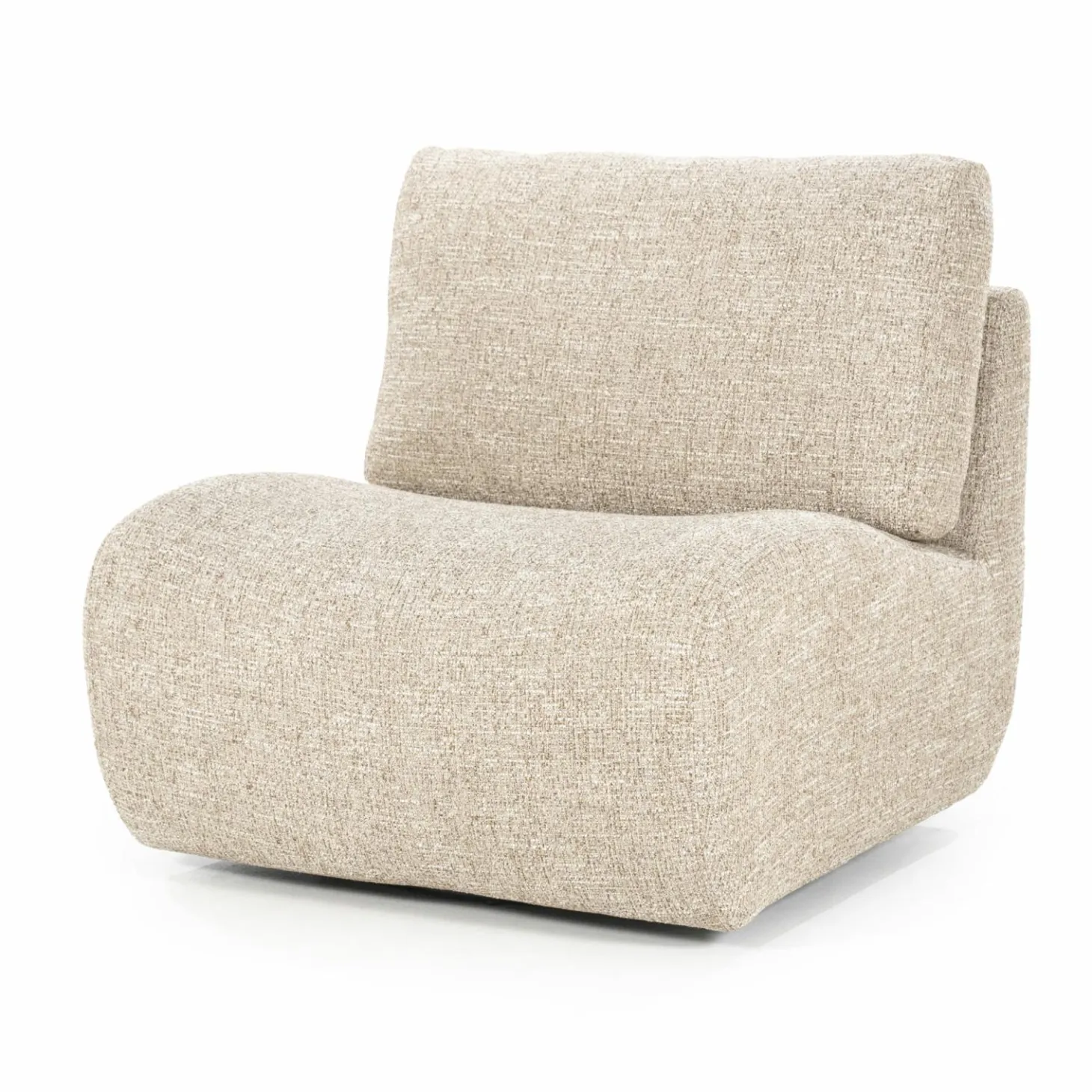 Draaibare Fauteuil Lucia - Taupe - Loft24.nl