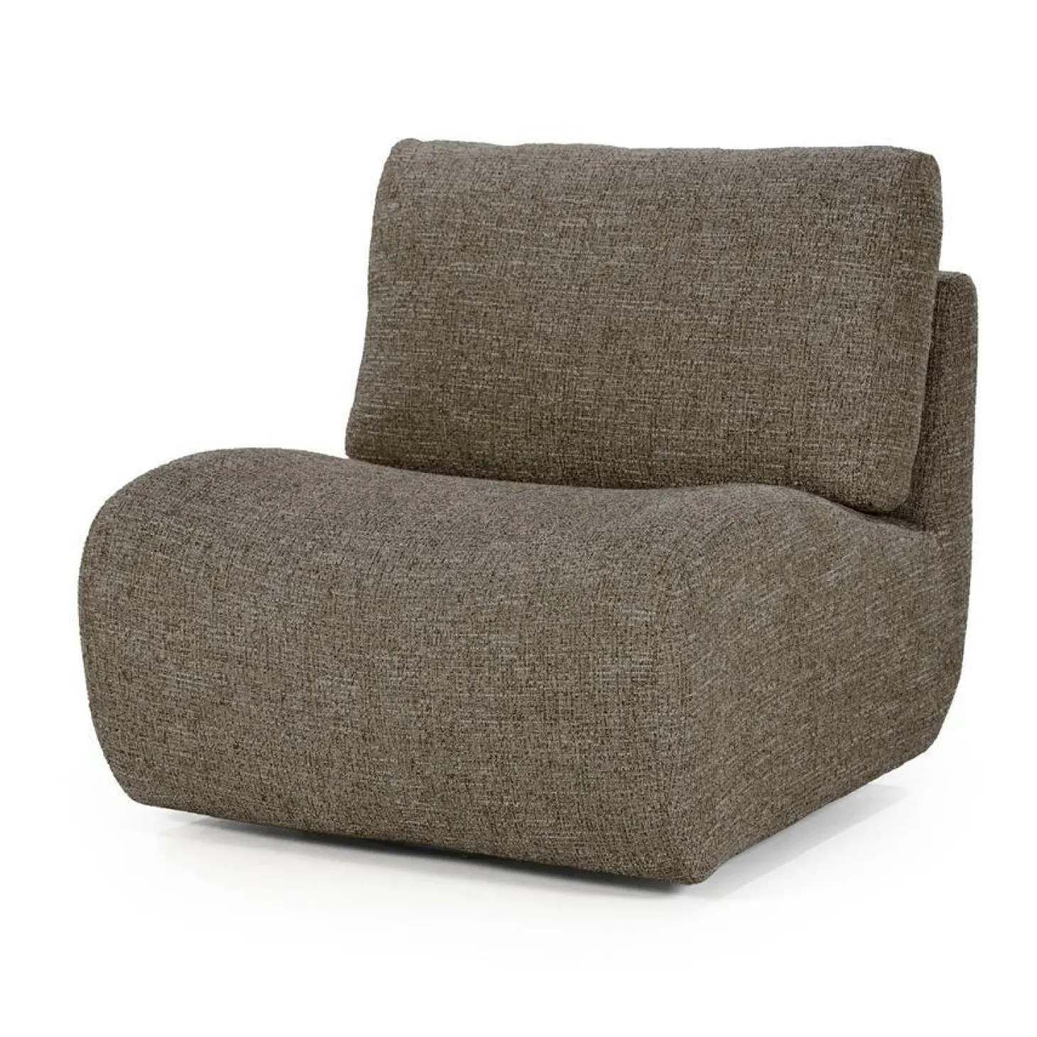 Draaibare Fauteuil Lucia - Bruin - Loft24.nl