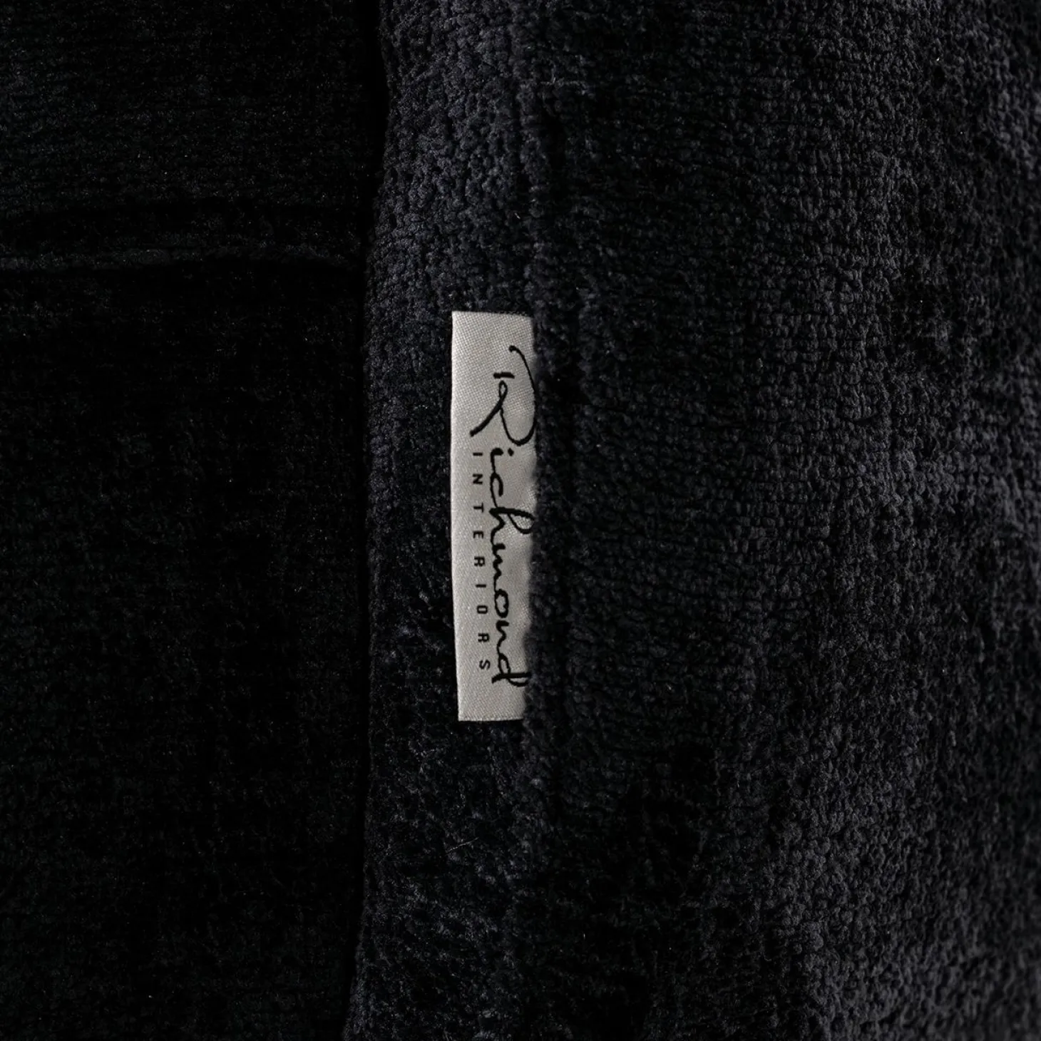 Draaibare Fauteuil Turner Chenille - Zwart - Loft24.nl