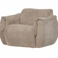 Draaifauteuil BAGGY 3D Chenille - Zand - Loft24.nl
